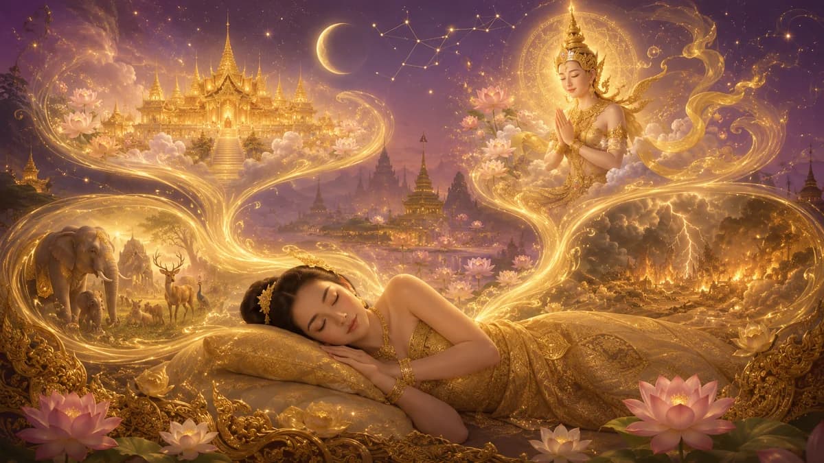 ความฝัน 4 ประการในพระพุทธศาสนา และความหมายตามคติ