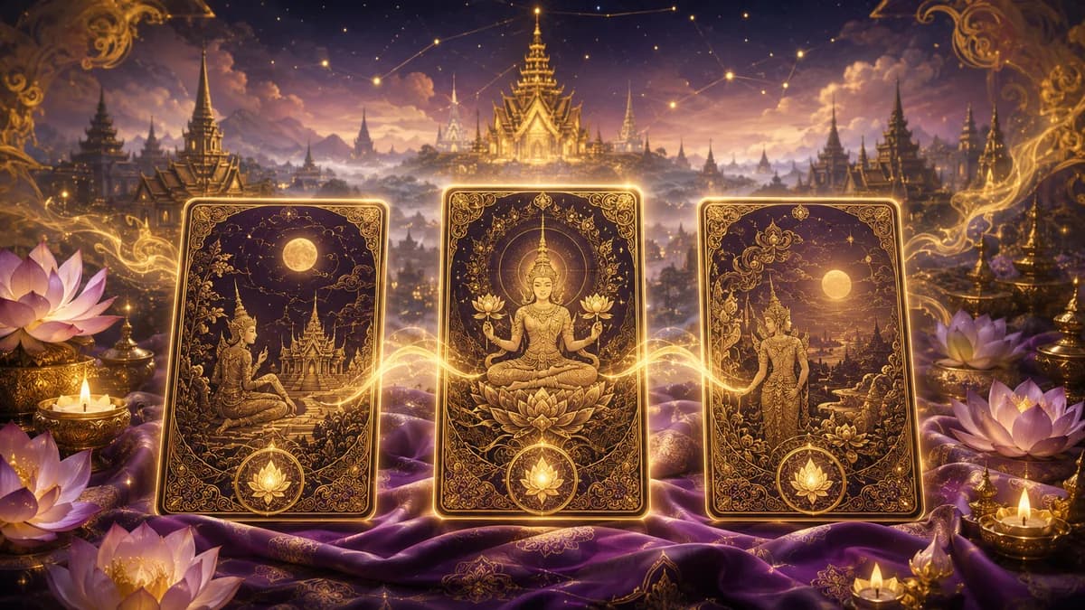 การอ่านไพ่ 3 ใบ อดีต-ปัจจุบัน-อนาคต พร้อมตัวอย่างตีความ
