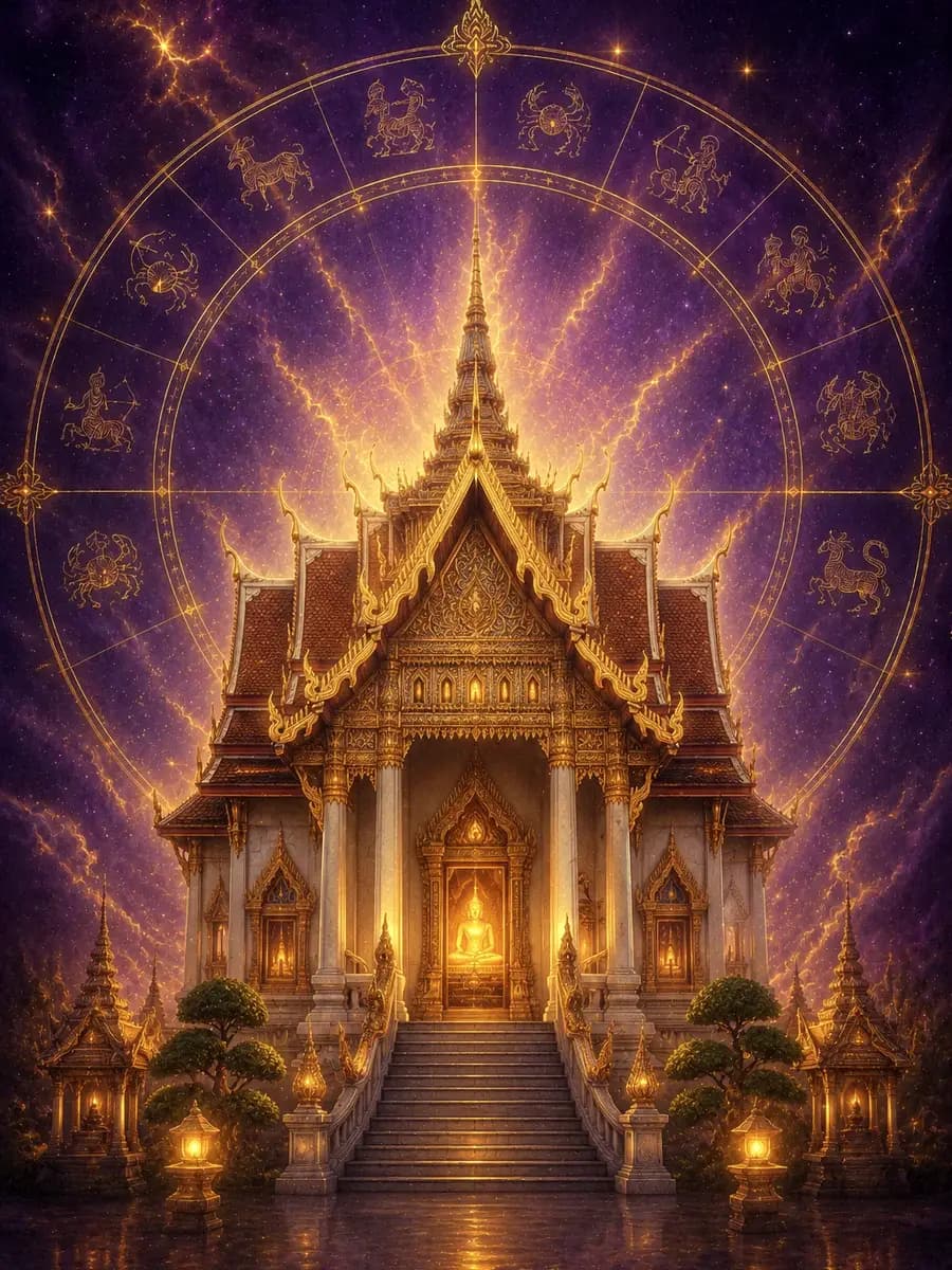 ฝันเห็นวัด