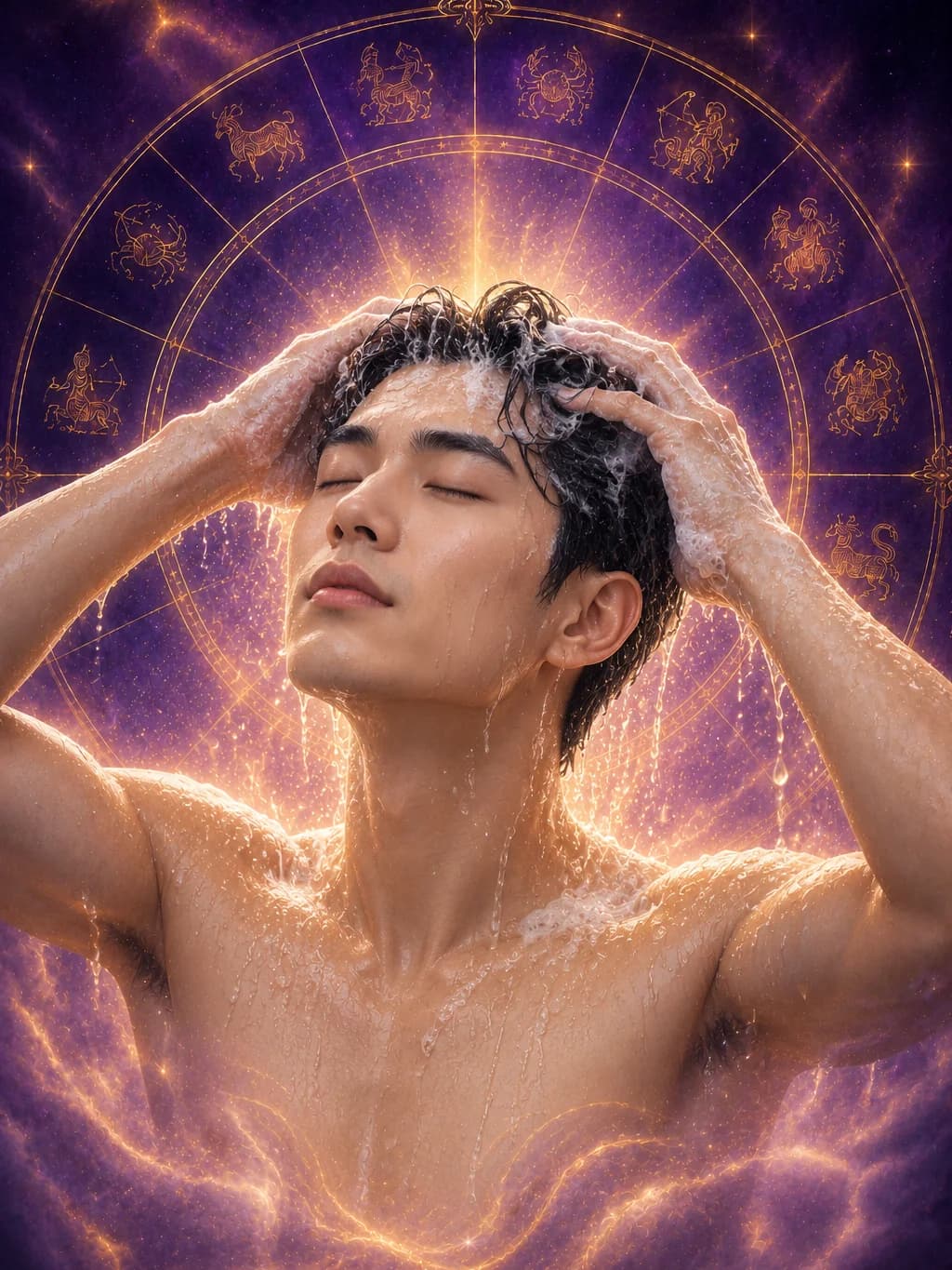 ฝันว่าสระผม