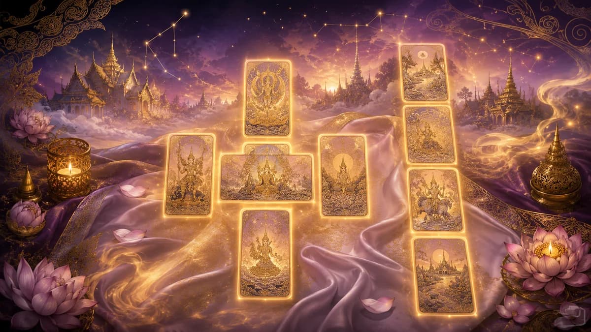 Celtic Cross 10 ใบ การวางไพ่คลาสสิกอย่างละเอียดมือใหม่ดูได้