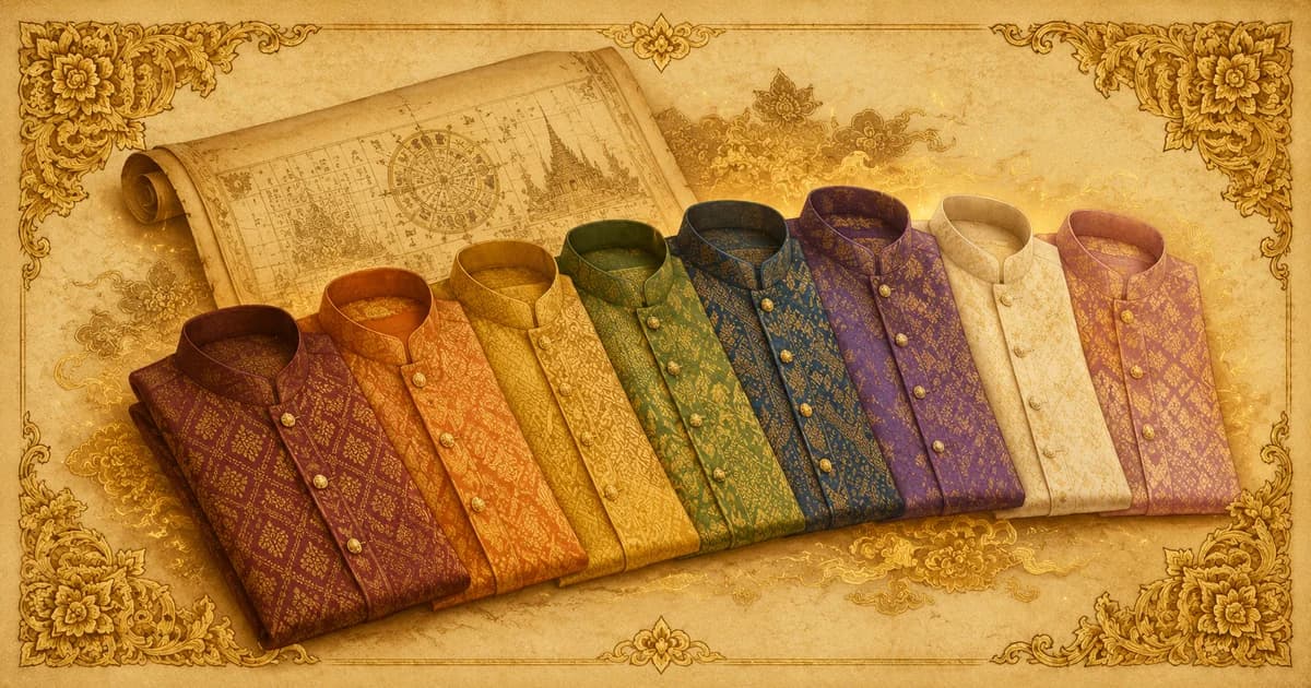 สีเสื้อมงคล 2569 ประจำวัน — ใส่ให้ถูกวัน ดวงดี ไม่มีกาลกิณี