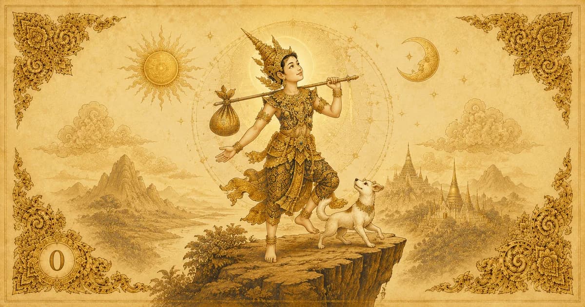 ไพ่ The Fool ความหมายและการตีความครบทุกสถานการณ์