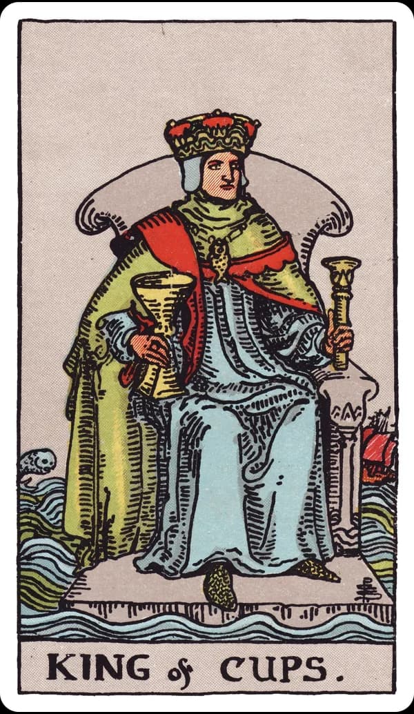 ไพ่ ราชาแห่งถ้วย (King of Cups)